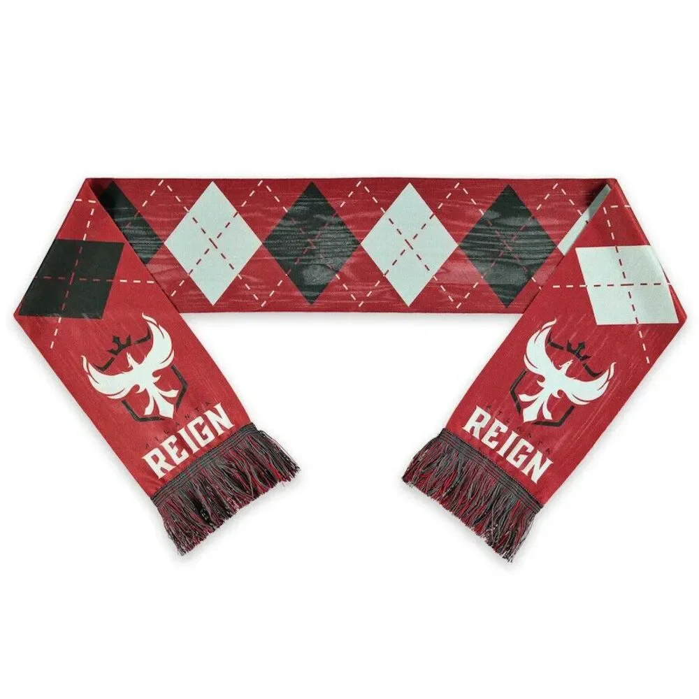 Atlanta Reign 58'' x‎ 6.5'' Overwatch League Argyle Scarf New esports Gaming
